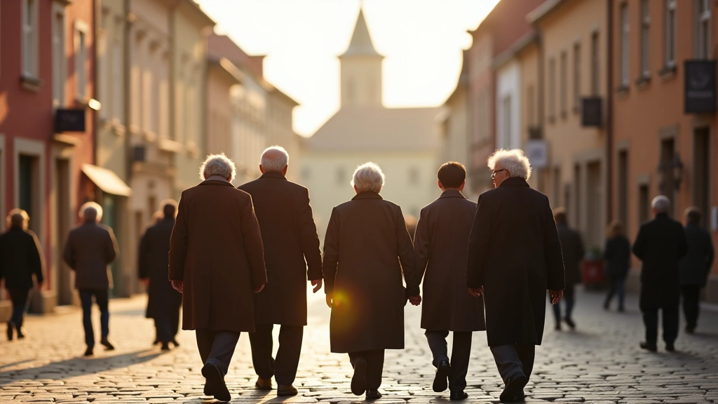 Senamiesčio pasivaikščiojimo maršrutas, žmonės eina per Kėdainių istorines gatves, bažnytiniai pastatai